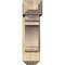 Ekena Millwork Olympic Craftsman Rough Sawn Bracket w/ Offset Brace, Douglas Fir, 8"W x 24"D x 28"H BKT0806X24X28OLY04RDF - alternate 4
